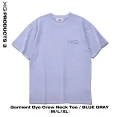 XG Garment Dye Crew Neck Tee BLUE GLAY Lのサムネイル