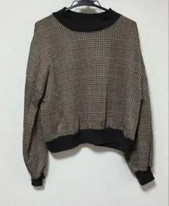 Blue Strive チェック柄 トレーナー