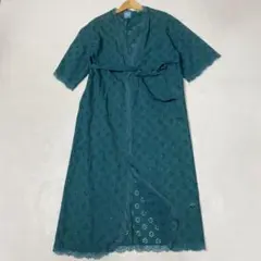 美品 Chut! INTIMATES アイレットレース ガウン バスローブ