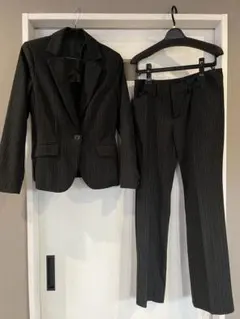 パンツスーツ ストライプ柄