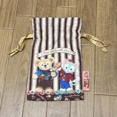 【美品】ダッフィー ジェラトーニ　巾着袋