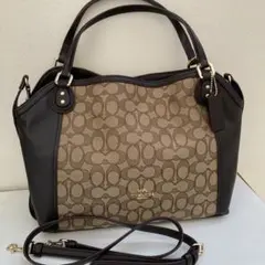 Coach シグネチャー2wayショルダーバッグ