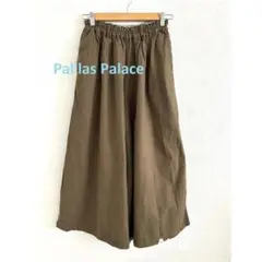 日本製【Pal'las Palace】コットンリネンパンツ　ガウチョパンツ　3 日本製【Pal'las Palace】コットンリネンパンツ ガウチョパンツ