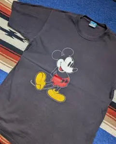 90s ミッキーマウス 両面プリント Tシャツ - メルカリ