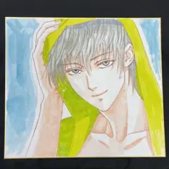 呪術廻戦　手描きイラスト　色紙