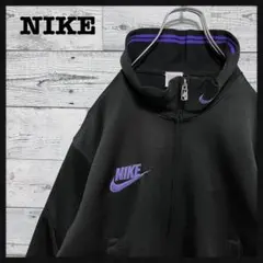 811【90s銀タグ】ナイキ 刺繍ロゴ トラックジャケット 年代物 希少 人気