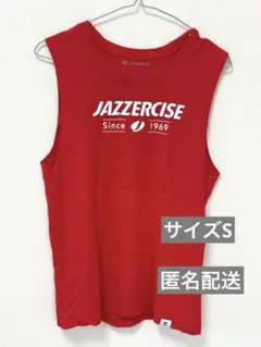 美品 ジャザサイズ JAZZERCISE 赤 タンクトップNO.25