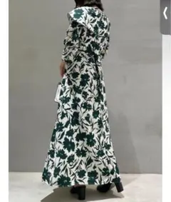 snidel ビッグカラープリントワンピース