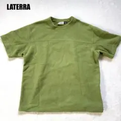 LATERRA ゴールドウィン 半袖 Tシャツ フリース ボア緑 M 日本製のサムネイル