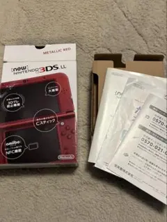 Newニンテンドー3DS LL レッド 空箱　本体なし