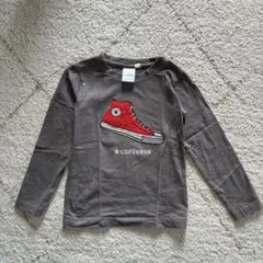 CONVERSE ロンT 長袖カットソー トップス　刺繍　オールスター　キッズ