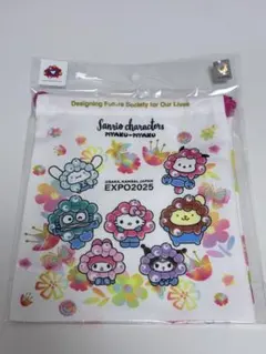 Sanrio characters EXPO2025 巾着 ミャクミャク