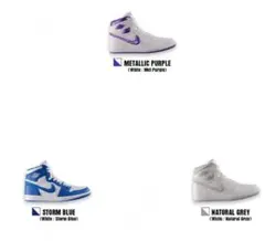 NIKE Air Jordan 1 High 85 ミニチュアコレクション3種