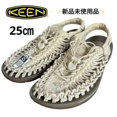 【新品】KEEN キーン UNEEK ユニーク サンダル ホワイト 25㎝