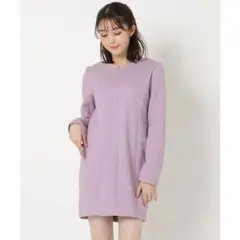 REDYAZEL ミニコクーンワンピース ラベンダー