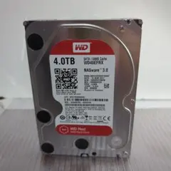 AVコマンド対応】WD RED NAS用内蔵HDD 4TB WD40EFRX② - メルカリ