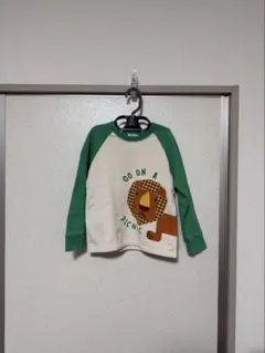 Miki House ライオン柄 長袖カットソー