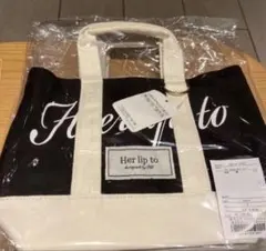 【最安値】herlipto HLT Canvas Mini Tote Blackのサムネイル