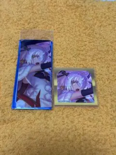 編成画面風カード　ステッカー　ジャンヌ・ダルク・オルタ・サンタ・リリィ