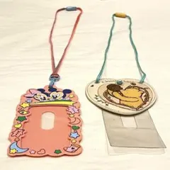 【ハンドタオルのオマケ付き！】ディズニー チケットホルダー 2種