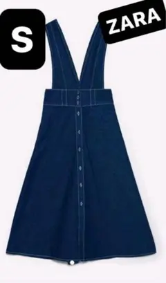 ZARA デニム　サロペット　オーバーオール　Sサイズ
