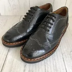 【極美品】ROSE BUDイタリア製本革ウイングチップドレスシューズ36スタッズのサムネイル