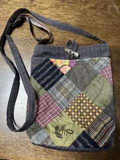 パッチワーク　ショルダーバッグ