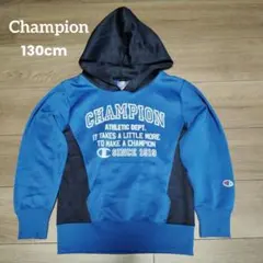 Champion パーカー 130cm 青黒