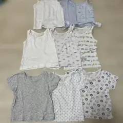 ユニクロ　赤ちゃんほんぽ　イオン　肌着　90cm ９枚セット　メッシュ　綿