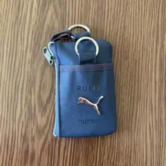 PUMA 3WAY キーケース パスケース コインケース ネイビー