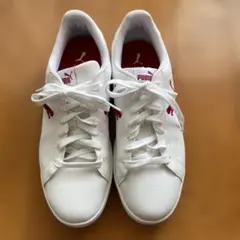 PUMA スニーカー ホワイト レッド