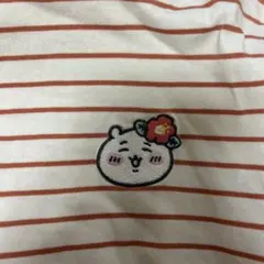 ちいかわ 半袖Tシャツ ボーダー 刺繍