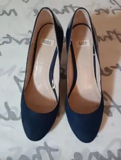 ZARAネイビー ハイヒール パンプス 6.5cm