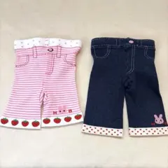 ベビー用レギンス２枚セット ミキハウス