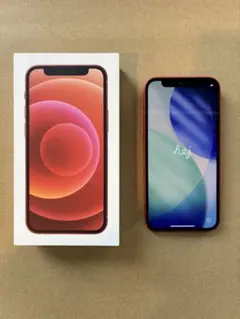 iPhone12 mini レッド　64GB 中古カバー付き