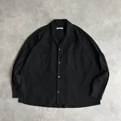 開襟シャツ 長袖