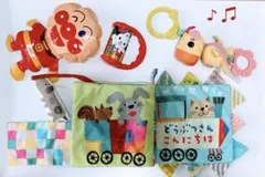[値下げ] ベビーおもちゃ まとめ売り（ぬのえほん・アンパンマンなど）