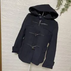 ダッフルコート　紺色