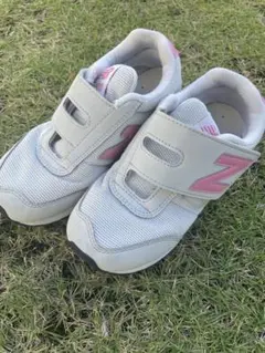 New Balance ニューバランス　400 グレー/ピンク 19cm