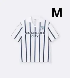 MANCHESTER CITY ストライプ ポロシャツ GU ジーユー Mサイズのサムネイル