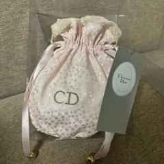 新品未使用 Christian Dior クリスチャンディオール 巾着ポーチ