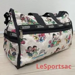 美品　レスポートサック　ハワイ限定 刺繍柄 ヴァイン ウィークエンダー　ポーチ付 美品 レスポートサック ハワイ限定 刺繍柄 ヴァイン
