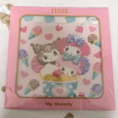 【新品】フェイラー FEILER ハンカチ サンリオ マイメロ クロミ ピアノ