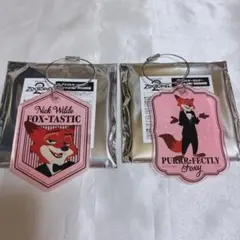 ズートピア2 コラボカフェ ニック キーホルダー 2点