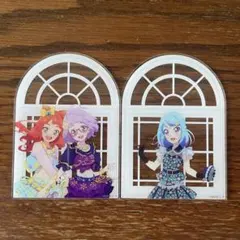 アイカツ！シリーズ アクリルアーチフォト 早乙女あこ＆七倉小春 湊みお