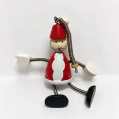 サンタクロース 木製クリスマスオーナメント ゆらゆら飾り
