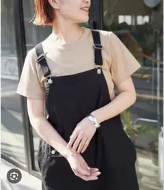 スピックアンドスパン　ファインコットンTシャツ　ベージュのサムネイル