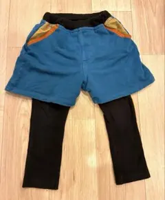 RAG MART青黒ショートパンツレギンスセット 100cm