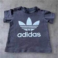 adidas 黒 Tシャツ　アディダス　ベビーTシャツ80サイズ　ブラックのサムネイル