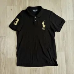 polo Ralph Lauren ポロシャツ ブラック y2k swag 古着 - メルカリ
